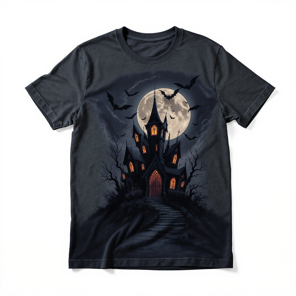 Haunted House Graphic Tee 👻
