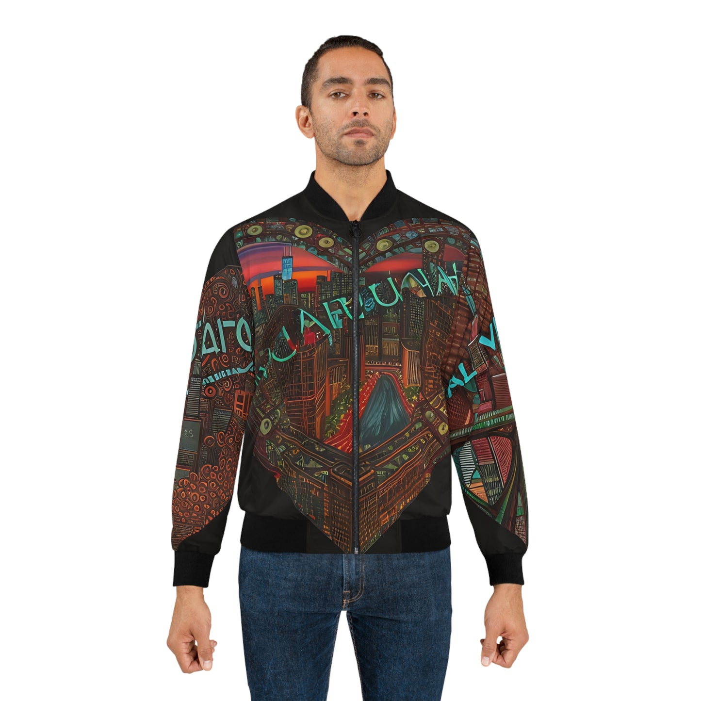 Chicago Pastel Men's Bomber Jacket