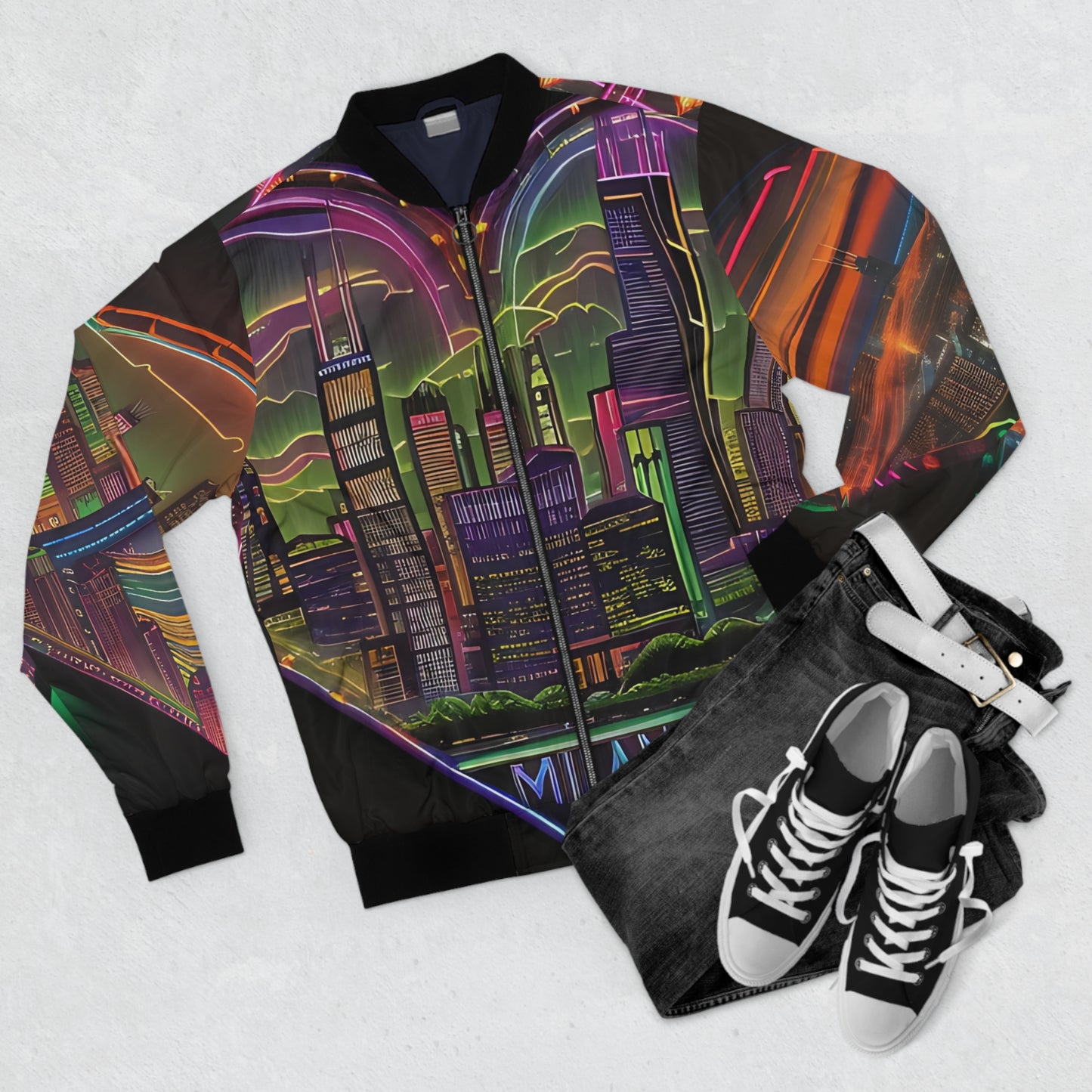 Chicago Laser Bomber Jacket